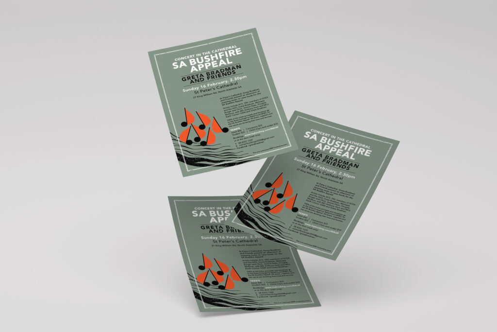 Greta Bradman Concert Flyers