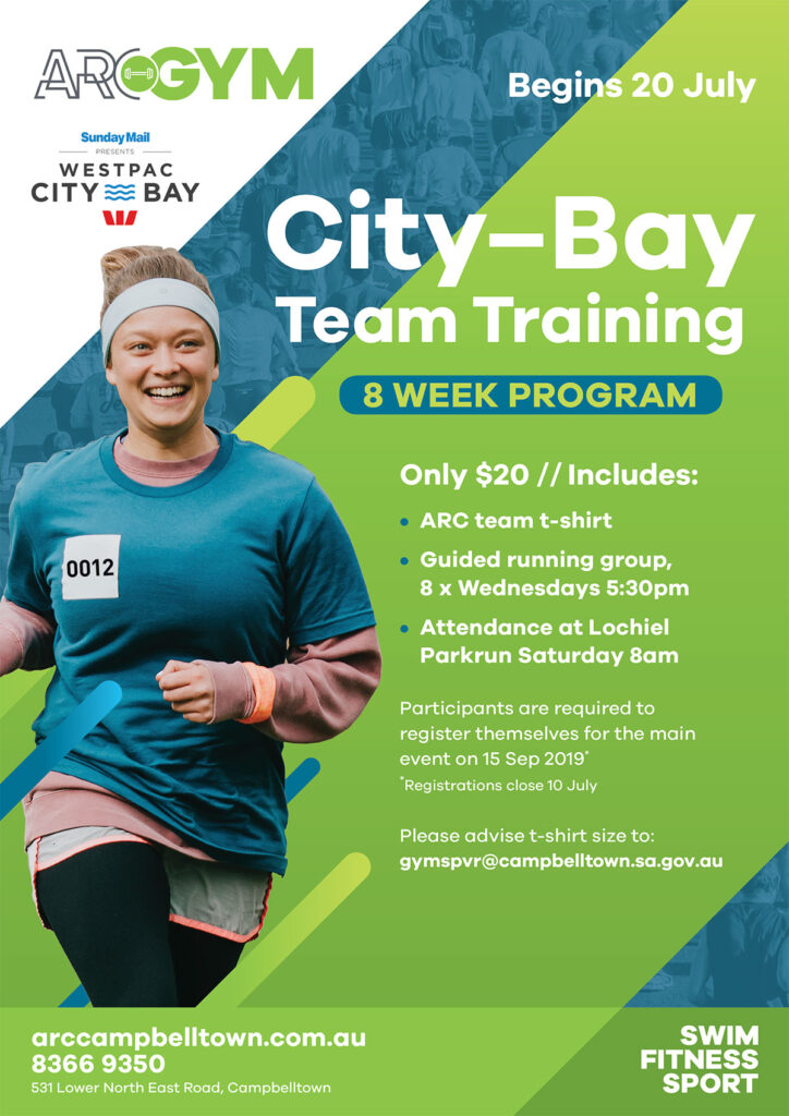 The ARC City to Bay Team Training Poster