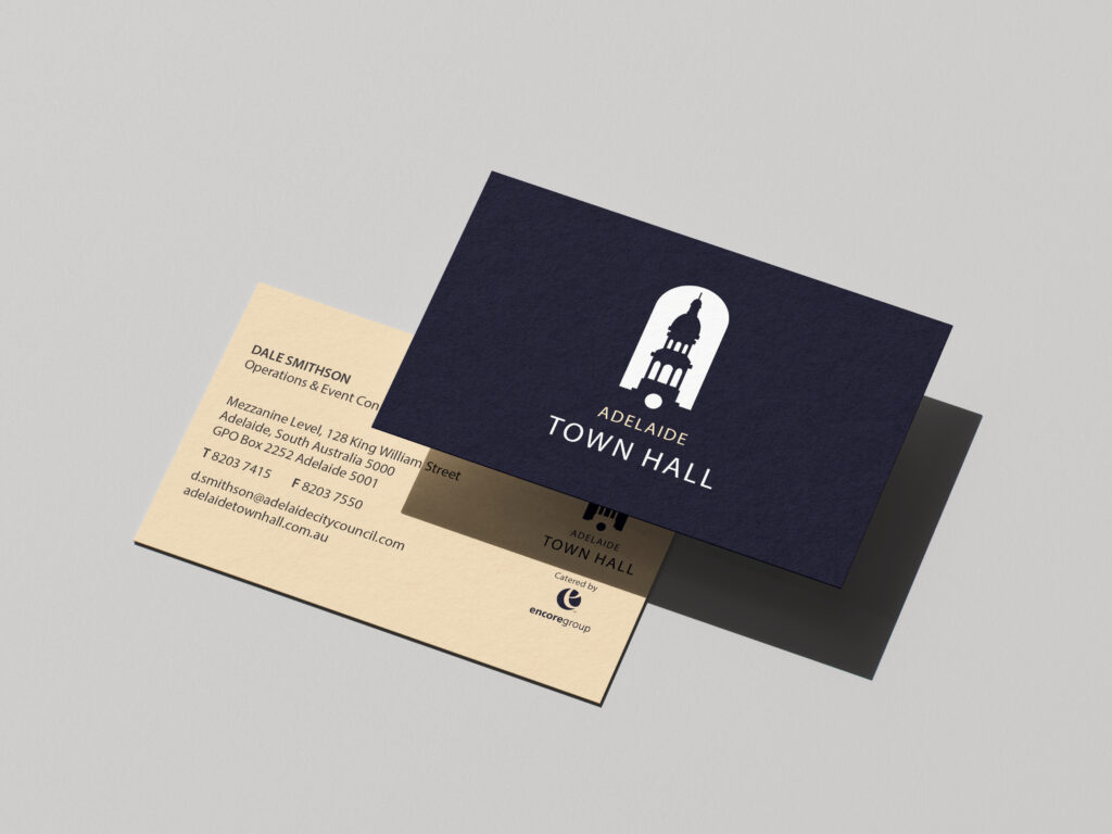Adelaide Town Hall Business Card