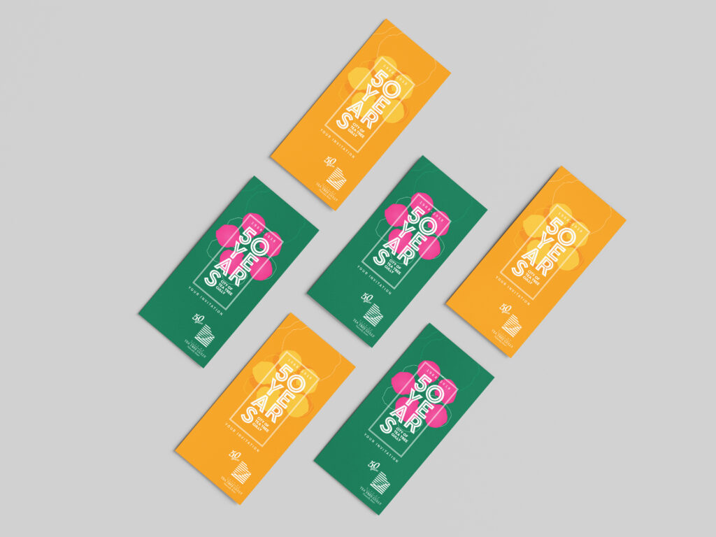 City of Tea Tree Gully 50 Year Anniversary Flyers