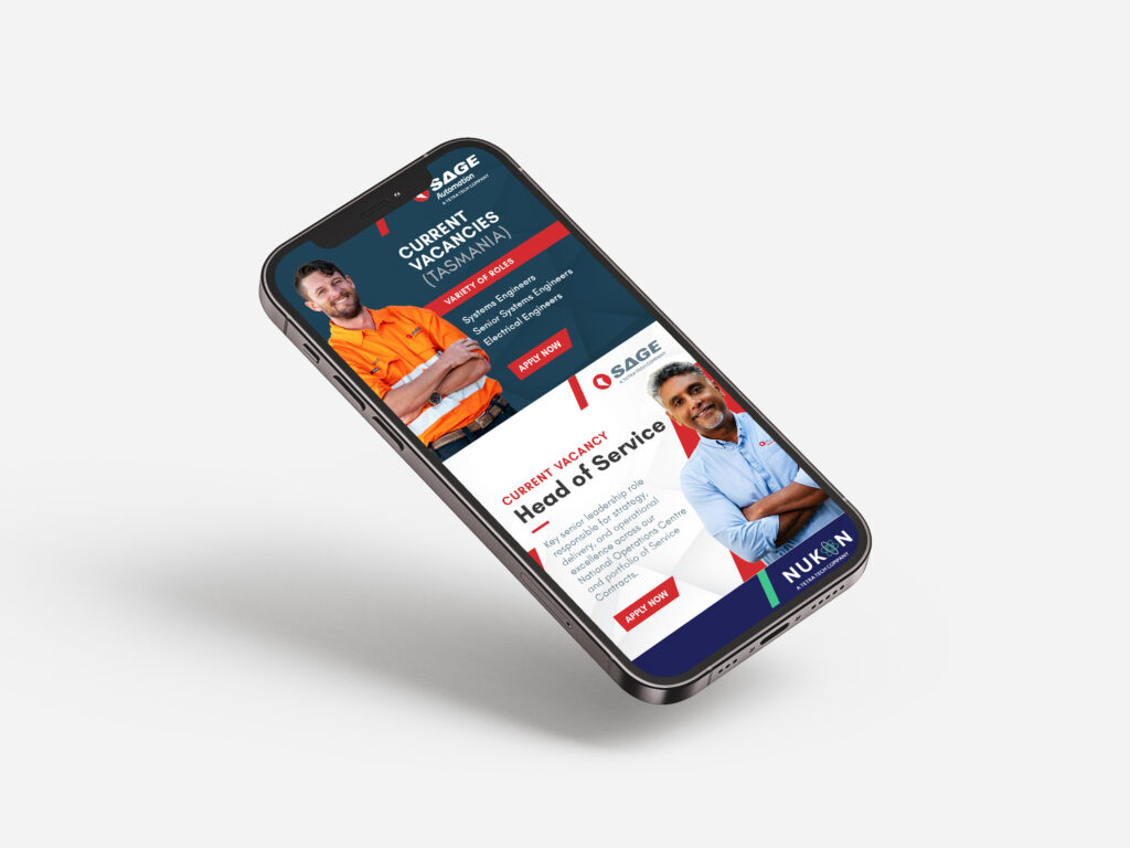 SAGE Group and Companies Digital Recruitment Adverts