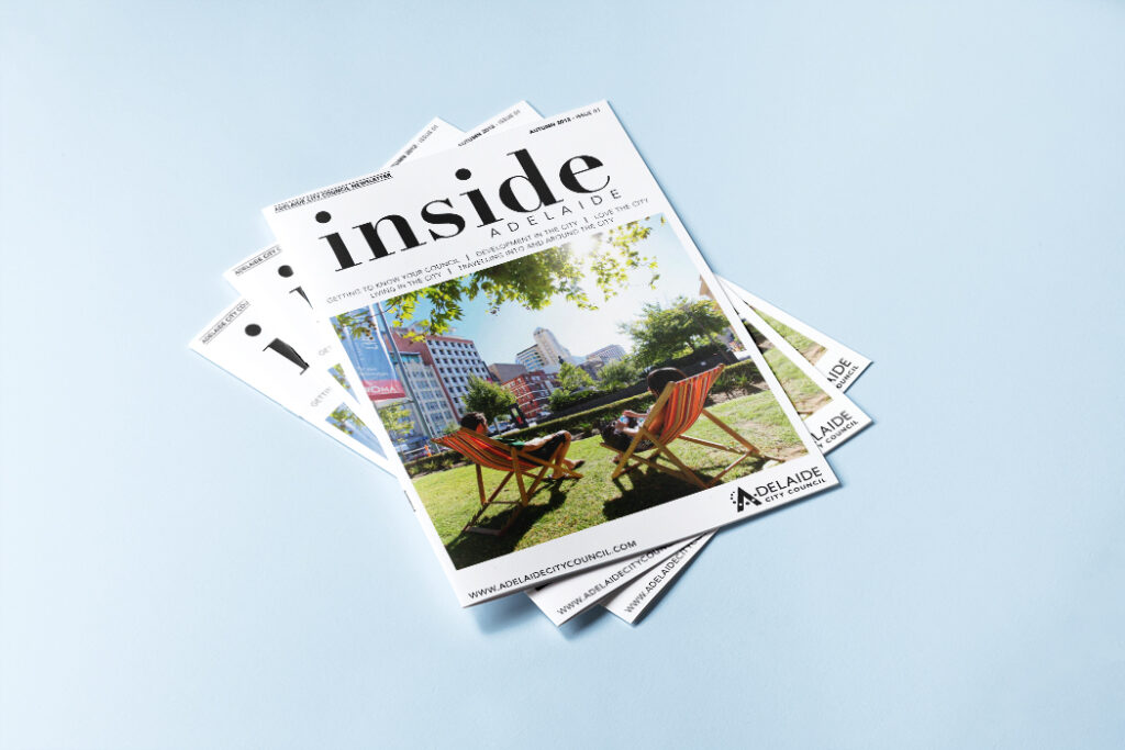 Inside Adelaide Magazine Cover, City of Adelaide