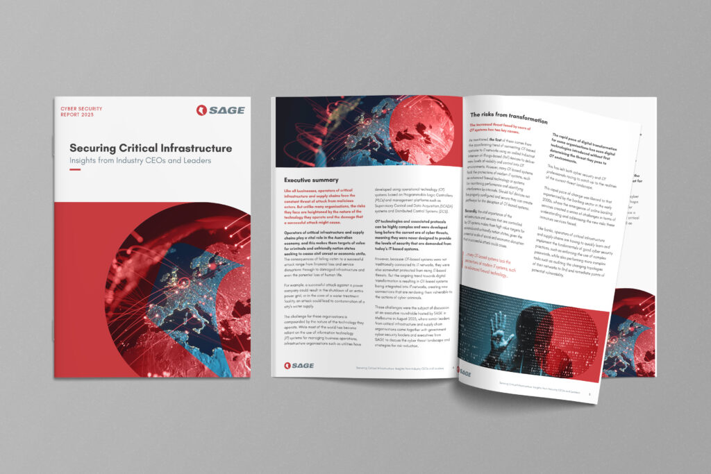 SAGE Group Critical Infrastructure brochure