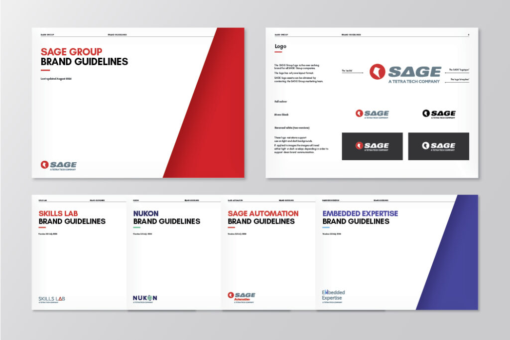 SAGE Group Brand Guidelines x 5