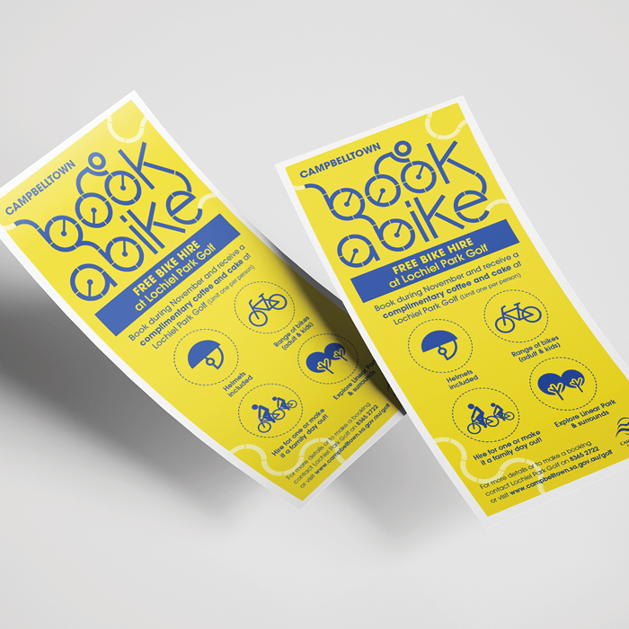 Campbelltown City Council Book A Bike DL Flyers