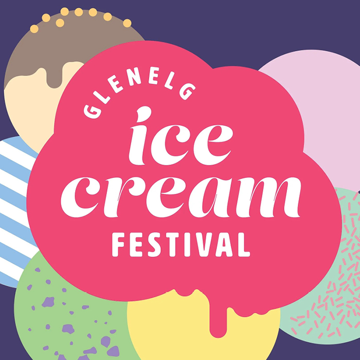Phil Ward Design Glenelg Ice Cream Festival media banner