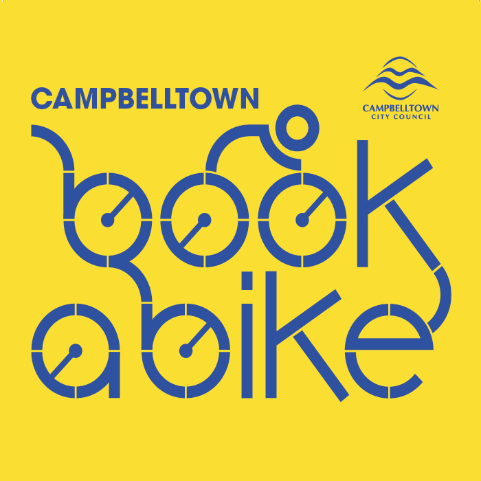 Phil Ward Design Campbelltown City Council Book A Bike banner