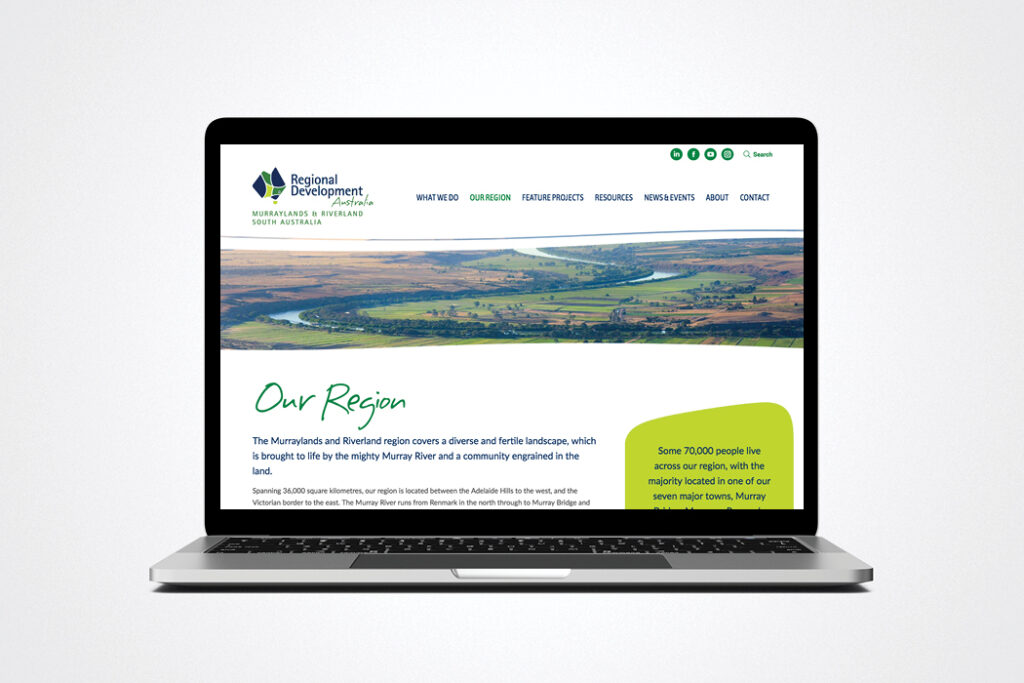 Regional Development Australia Website Design Support