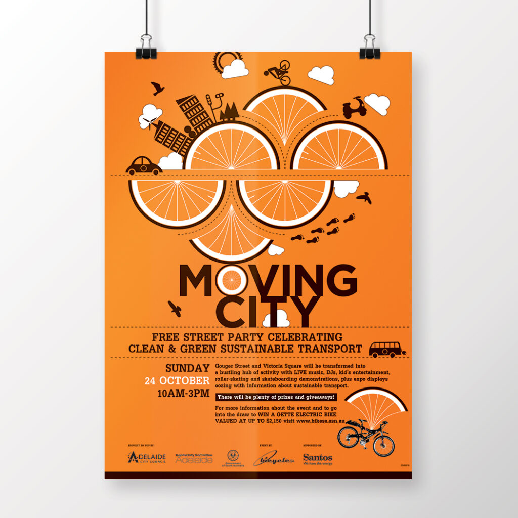 Moving City Event Poster