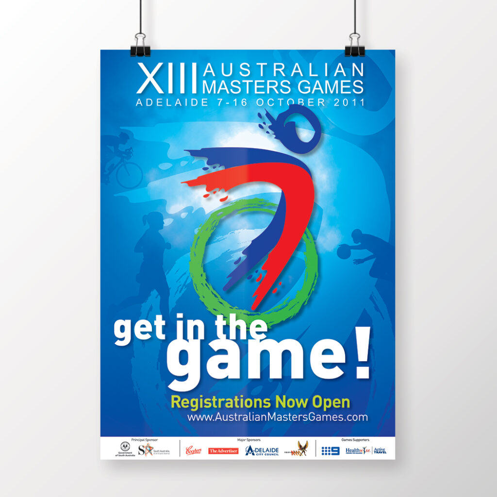 Masters Games Event Poster