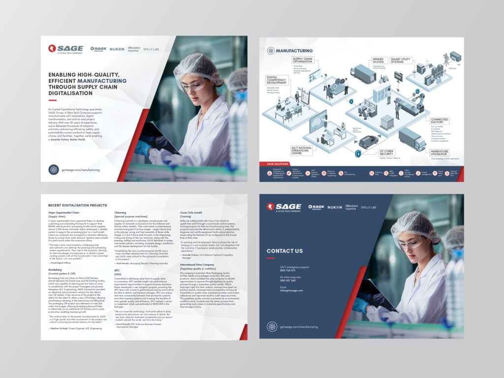 SAGE Group Advanced Manufacturing brochure